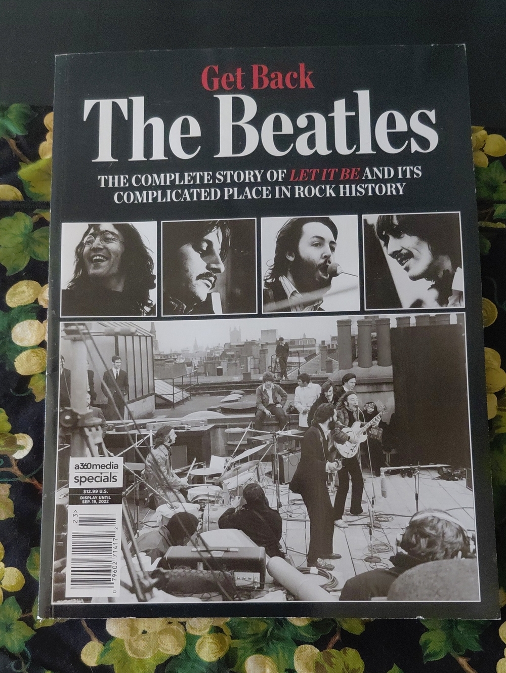 Get Back The Beatles Magazine - Black & White Cover ISSUED 9/19/22